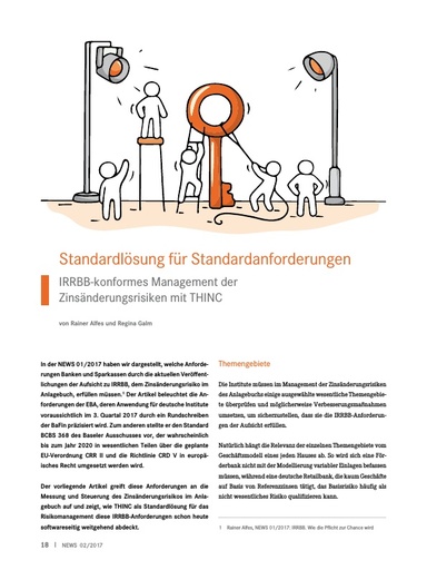 Standardlösungen für Standardanforderungen - IRRBB-konformes Management der Zinsänderungsrisiken mit THINC