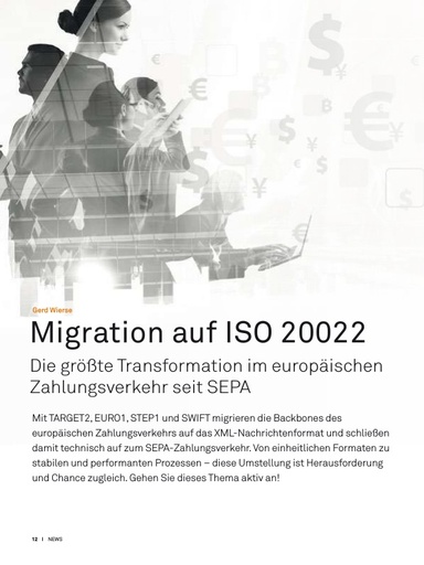Migration auf ISO 20022