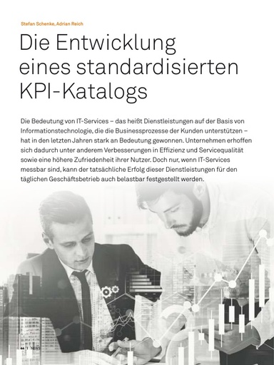 Die Entwicklung eines standardisierten KPI-Katalogs