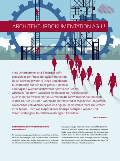 Beitrag in der .public / Ausgabe 03-2018: Architekturdokumentation agil!