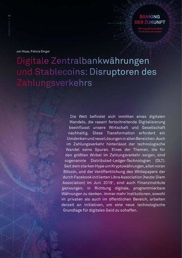 Digitale Zentralbankwährungen und Stablecoins