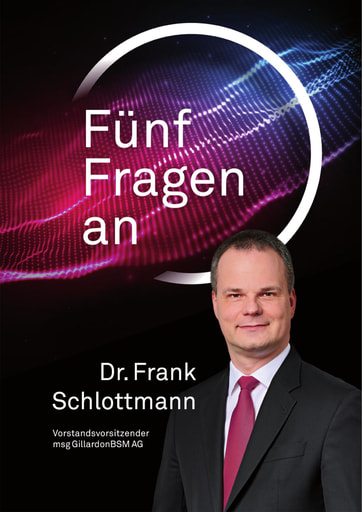 Banking der Zukunft - das Interview: Fünf Fragen an Dr. Frank Schlottmann