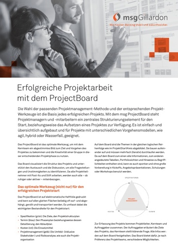 Erfolgreiche Projektarbeit mit dem ProjectBoard