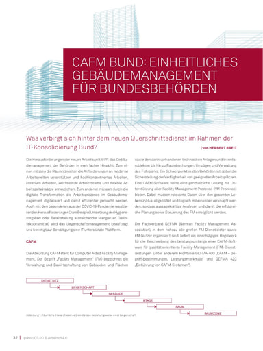 .public 03-2020: CAFM Bund: Einheitliches Gebäudemanagement für Bundesbehörden